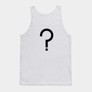 Mystery Tee (Black) Tank Top